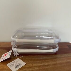 Set of 3 Hard Sided Sipper Pencil Cases